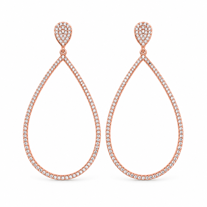 Rosegold Teardrop Earrings