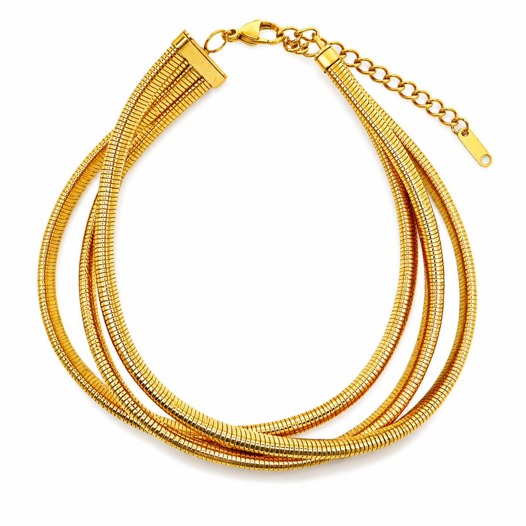 Semi Stretch Triple Choker