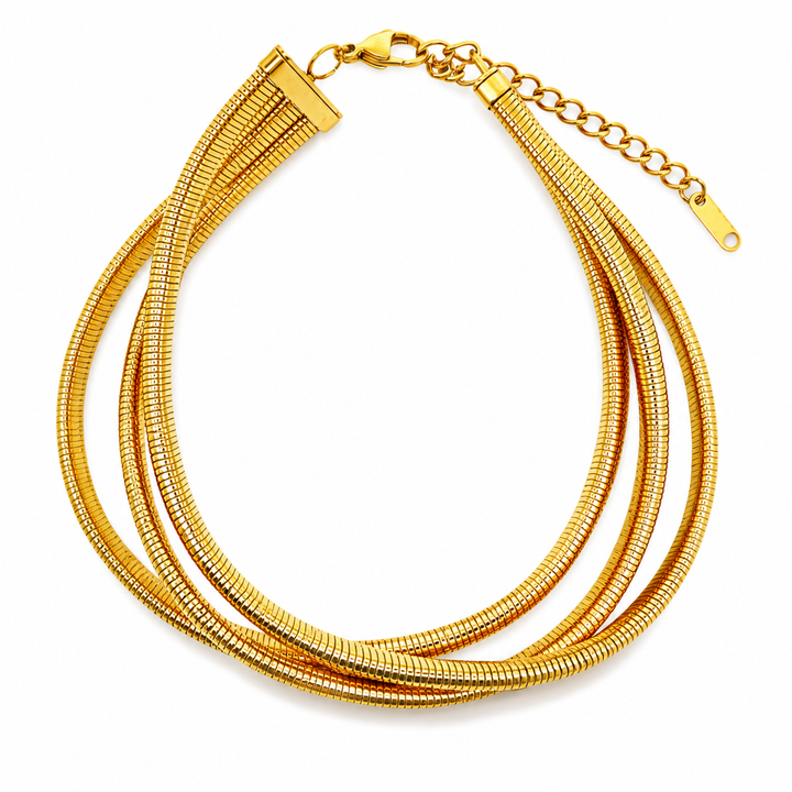 Semi Stretch Triple Choker