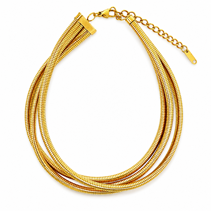 Semi Stretch Triple Choker