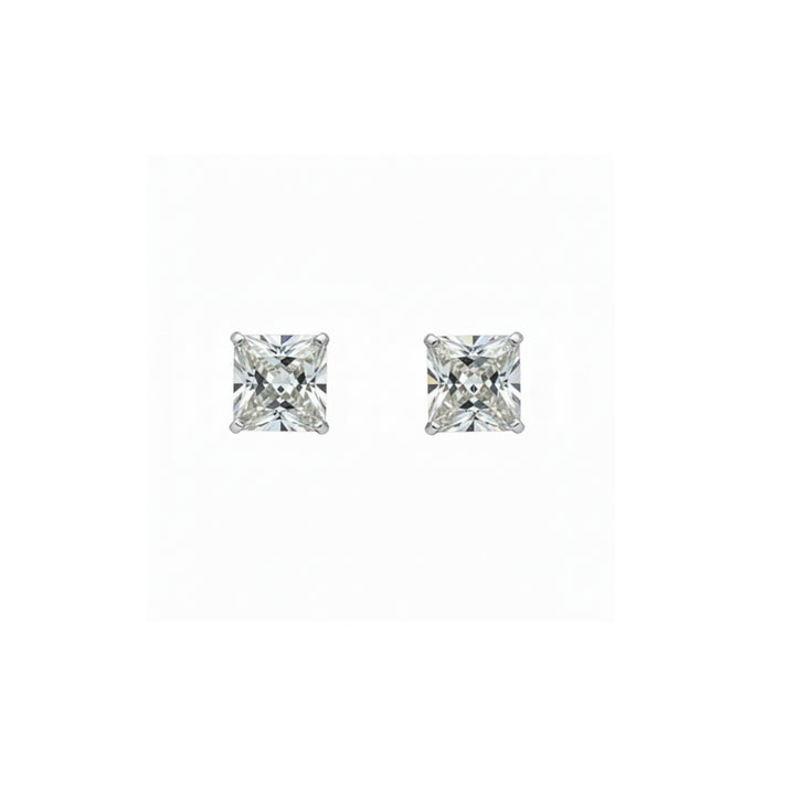 14K Square Studs
