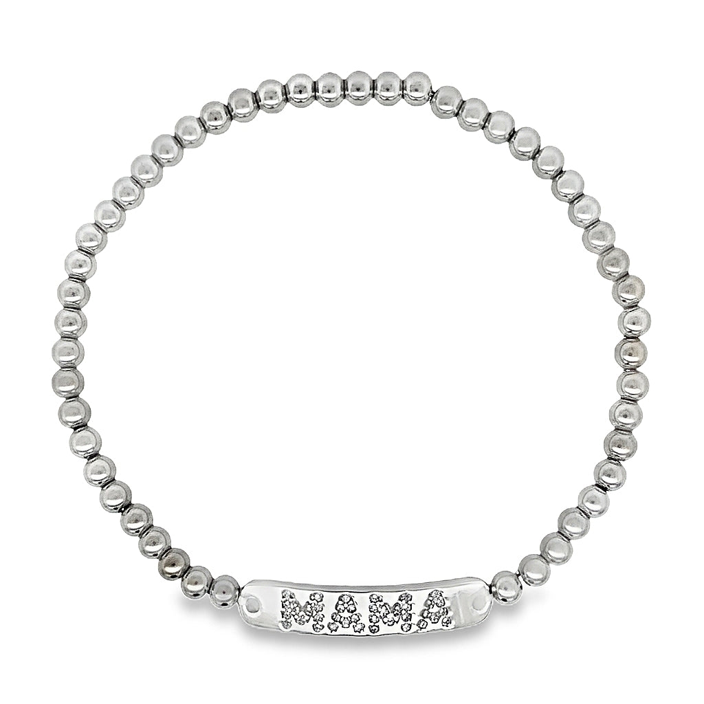 Gold Beaded Mama Bracelet