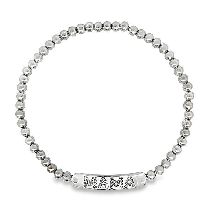 Gold Beaded Mama Bracelet