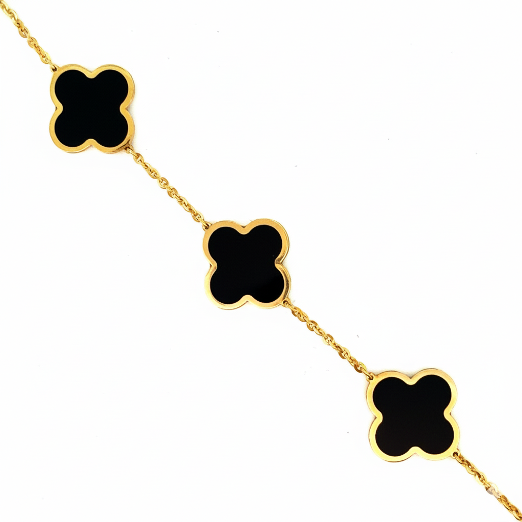 14K Clover Bracelet
