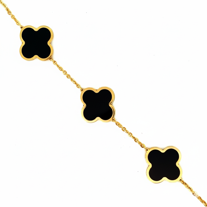 14K Clover Bracelet