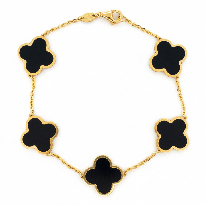14K Clover Bracelet