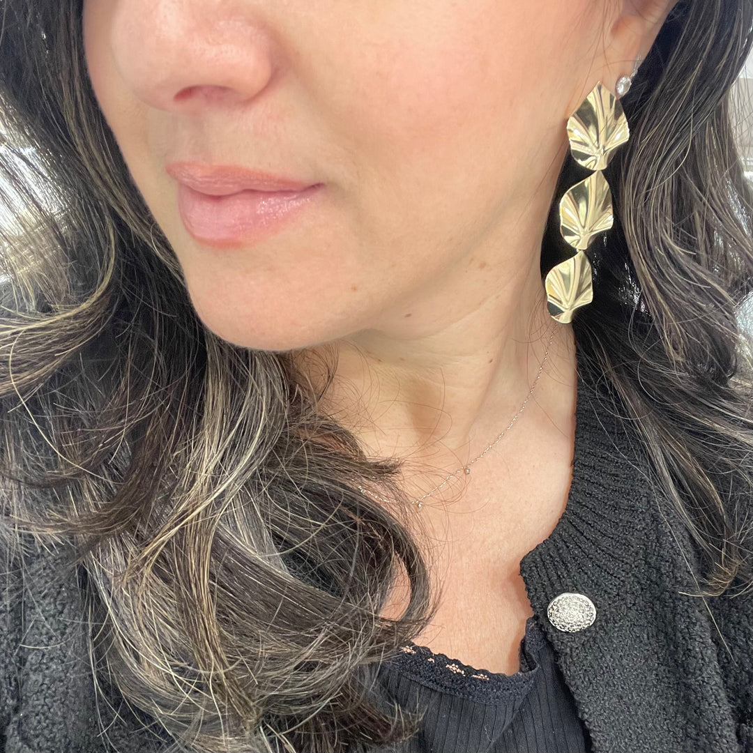 Three Tier Statement Earring