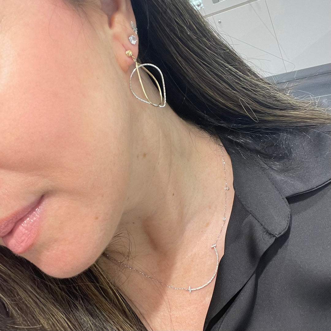 Double Teardrop Drizzle Earrings