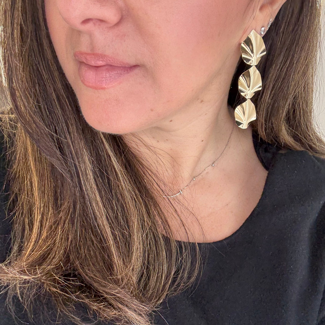 Three Tier Statement Earring