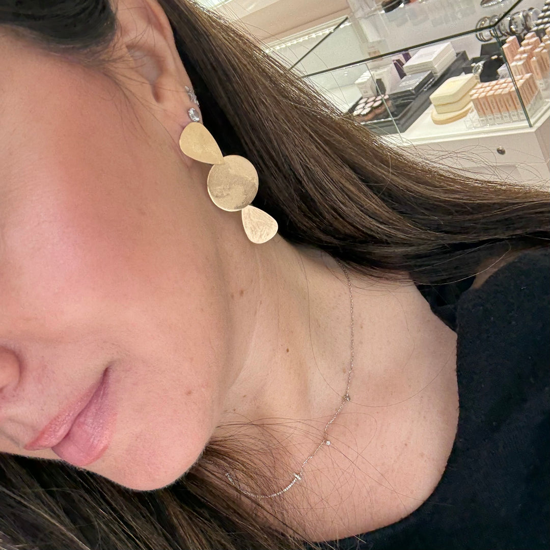 Abstract Disc Earrings