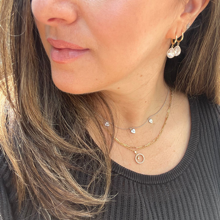 14K Oval Huggie