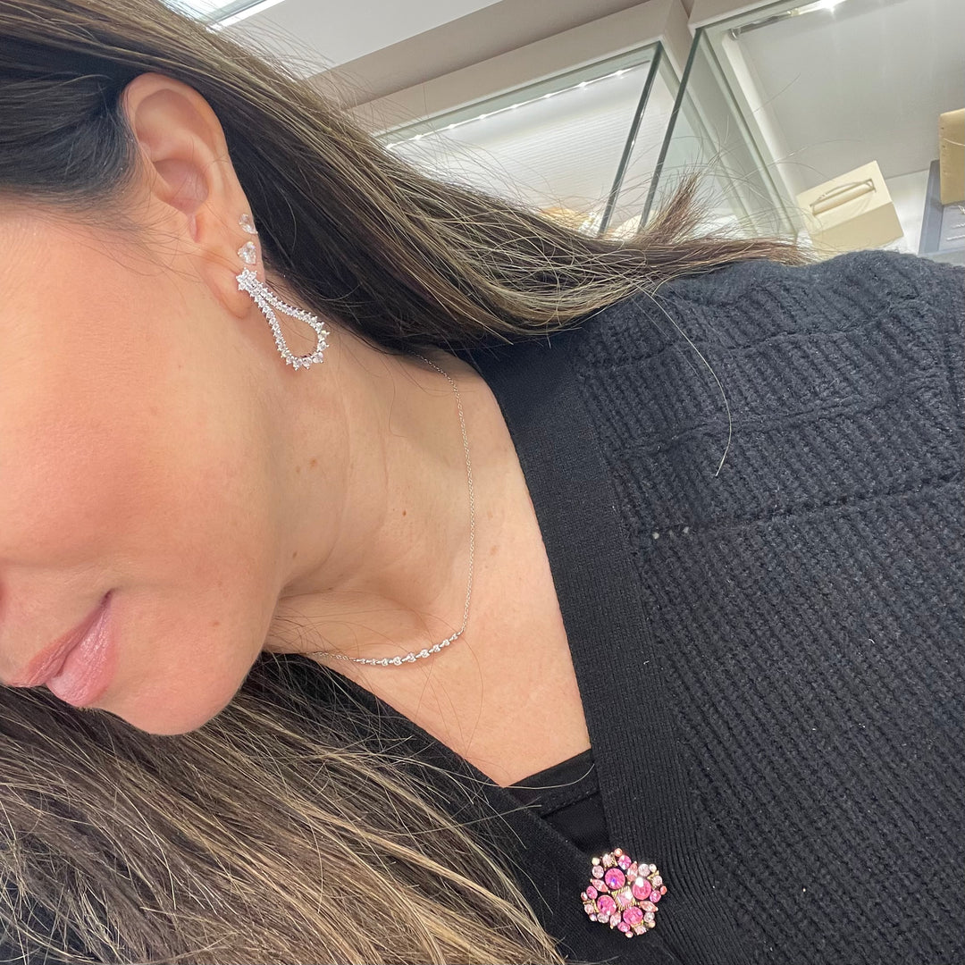 Pear Shaped Drop Earrings