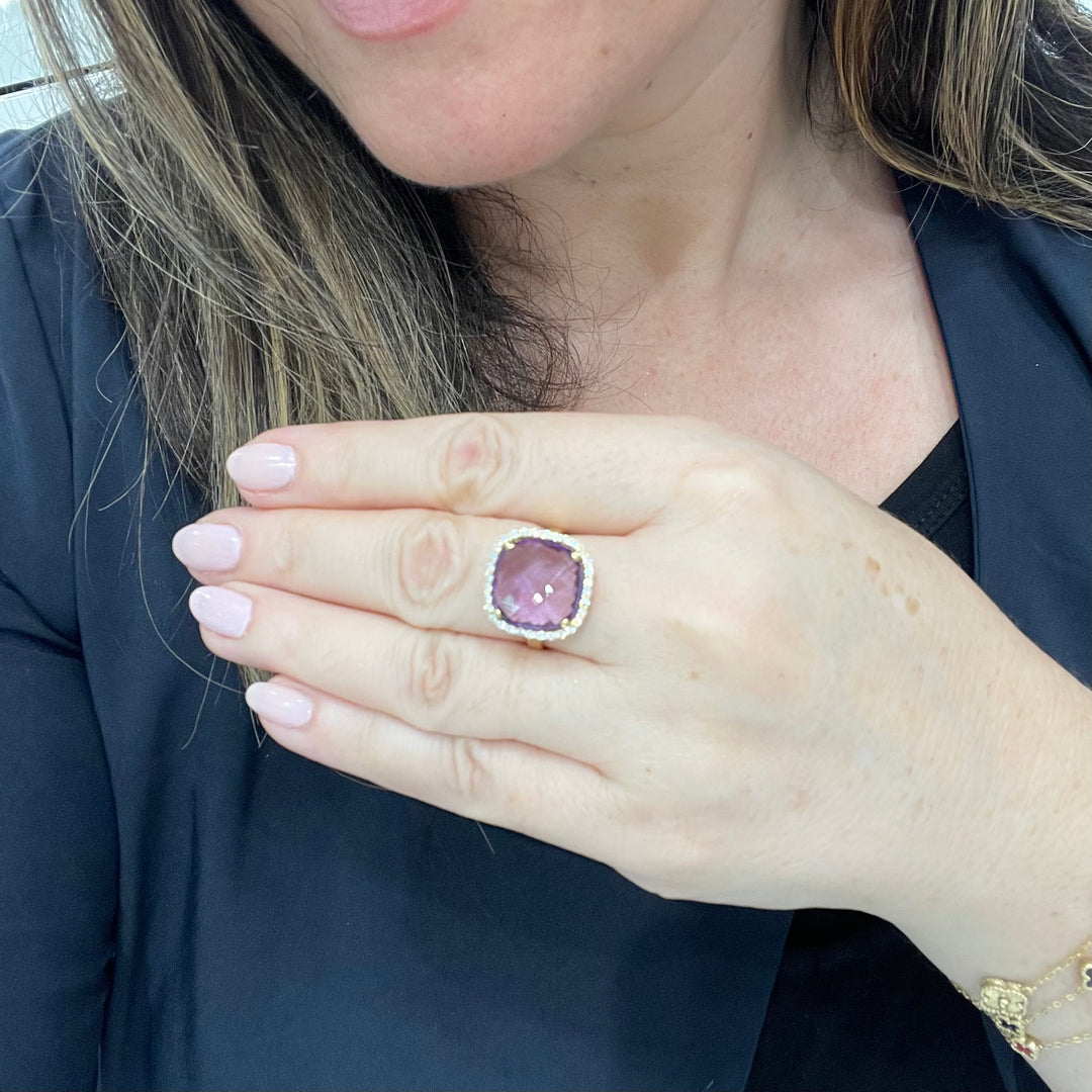 14K Amethyst Ring