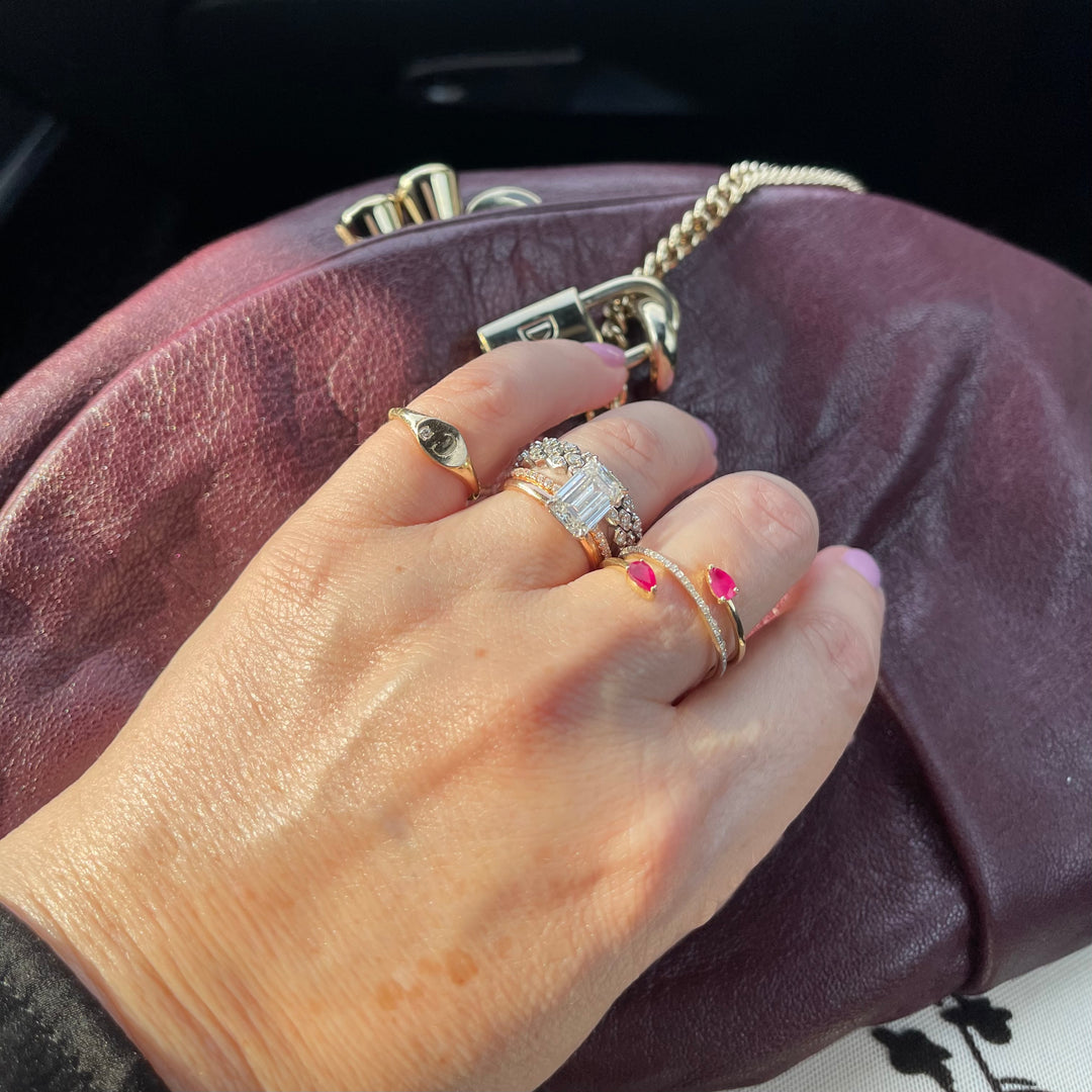 14K Ruby Wrap Ring
