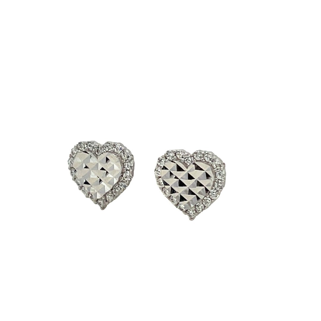 14k Heart Earrings