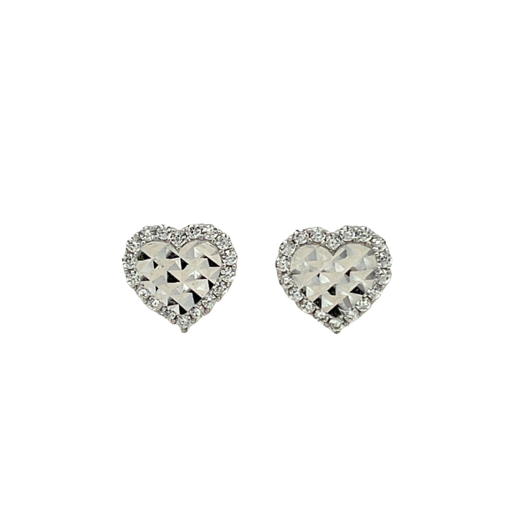 14k Heart Earrings