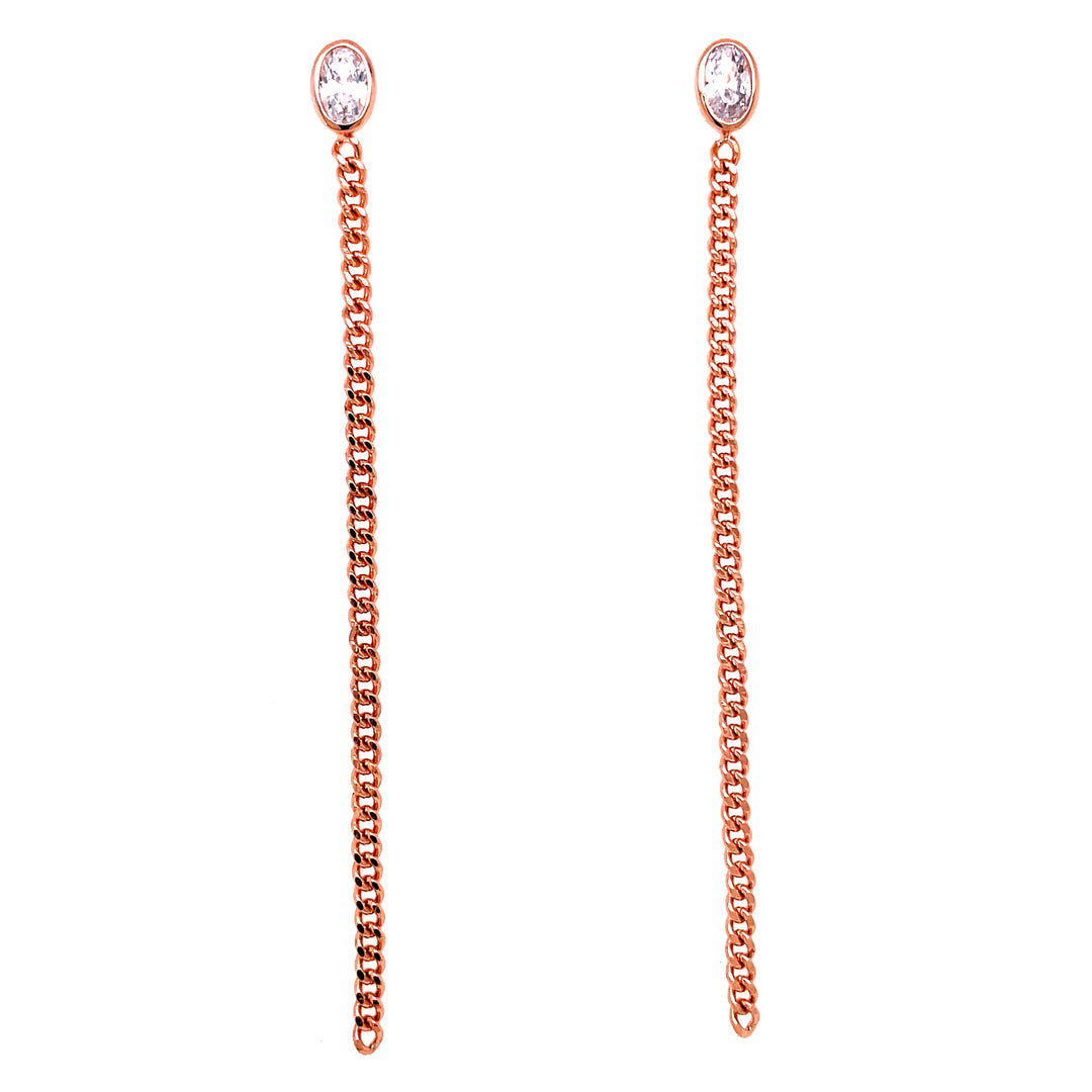 Slim Chain Earring