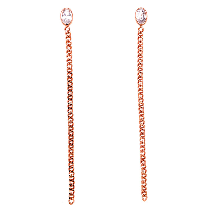 Slim Chain Earring