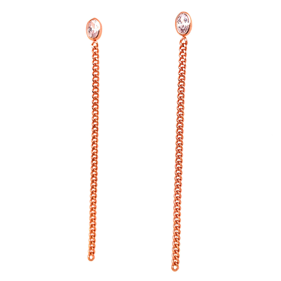 Slim Chain Earring