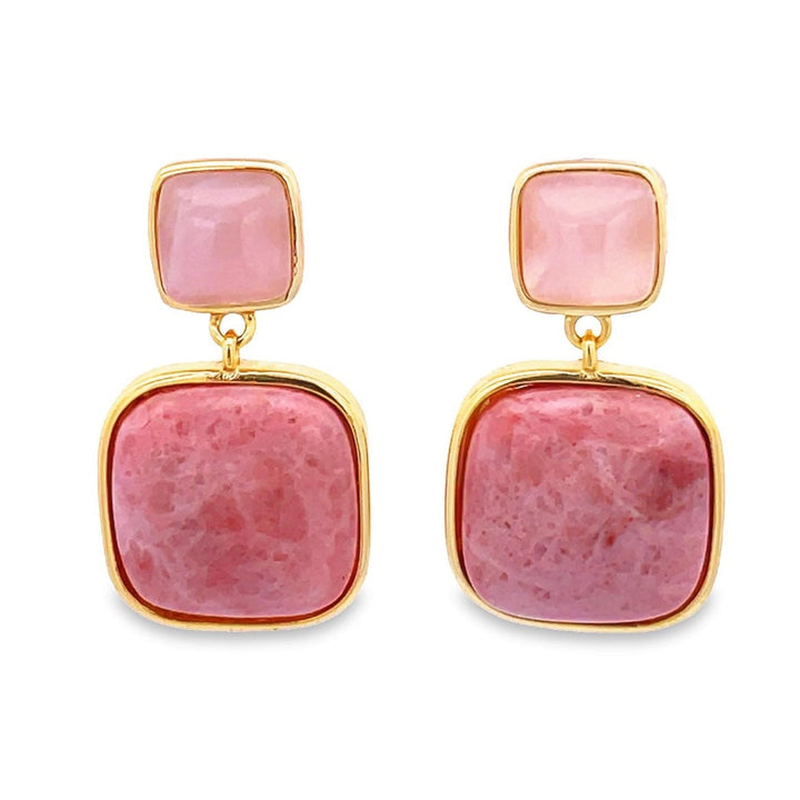 Drop-Style Square Earrings