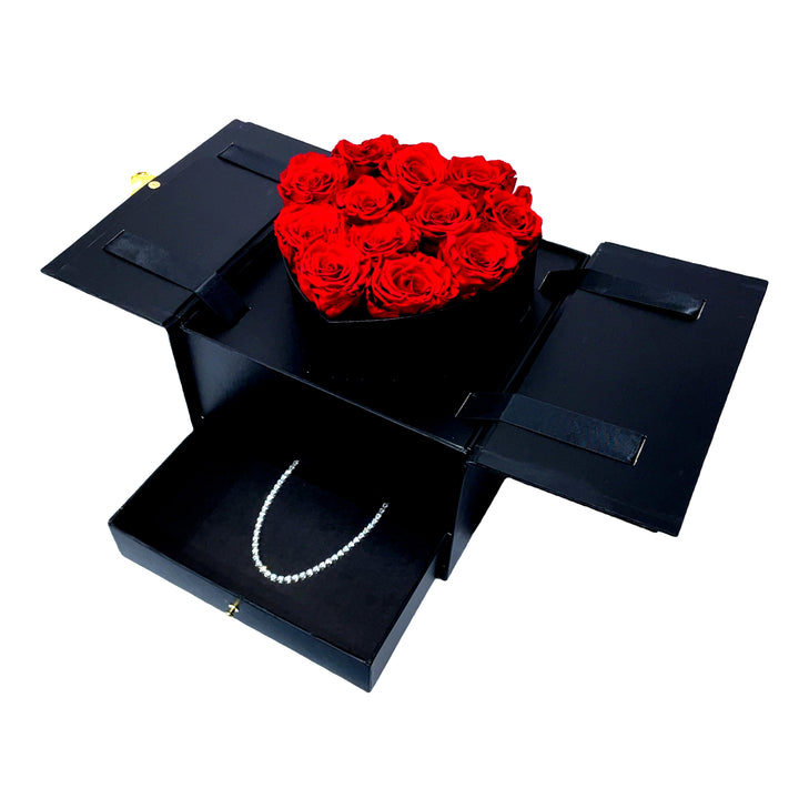 Jewelry Presentation Box With Roses