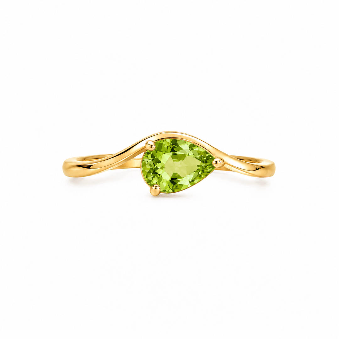 Pear Shaped Wave Ring