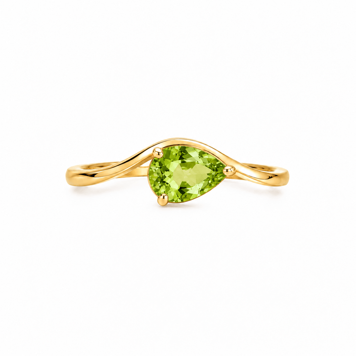 Pear Shaped Wave Ring