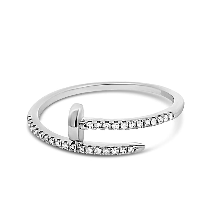 Diamond Minimal Nail Ring