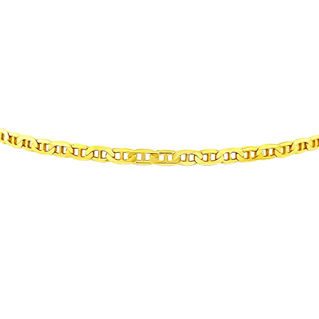 14K Gold Mini Mariner Bracelet