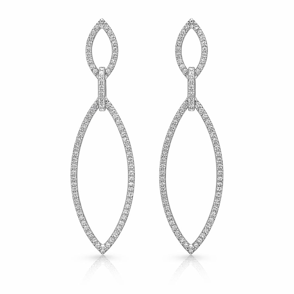 Teardrop Crystal Earrings