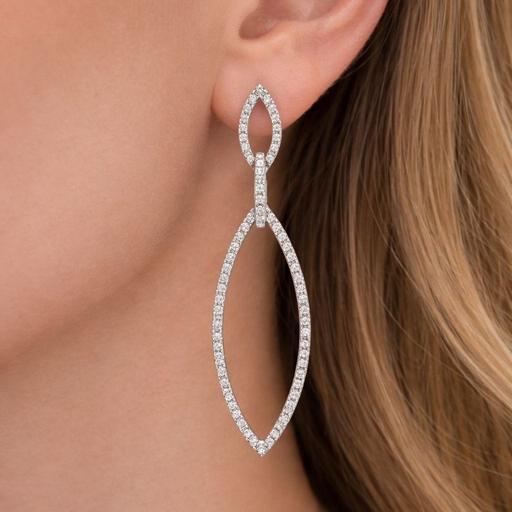 Teardrop Crystal Earrings