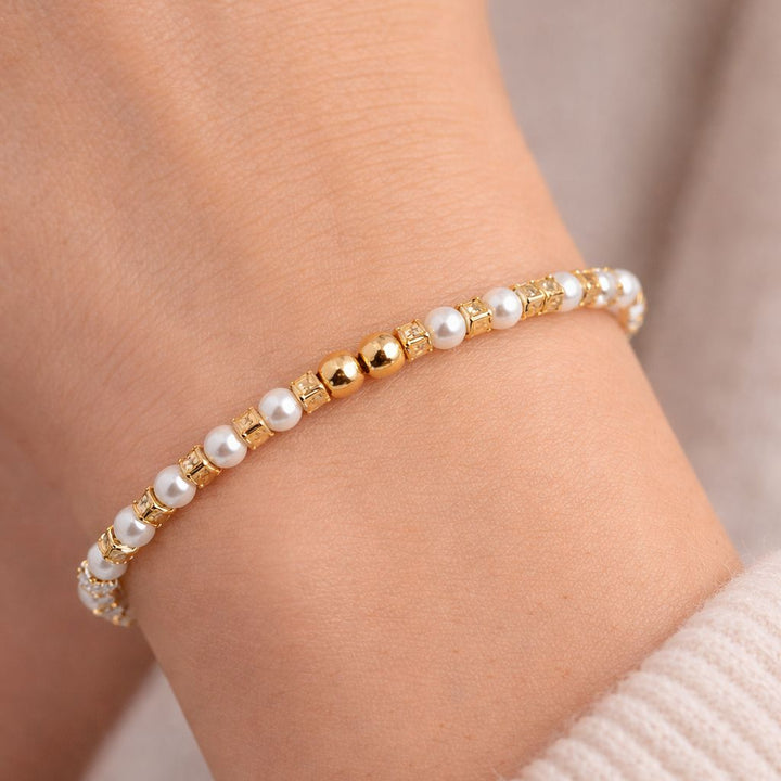Pearl & Bead Wrap Bracelet (Kids)