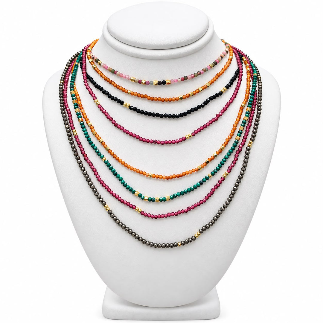 Beaded Gemstone Necklaces