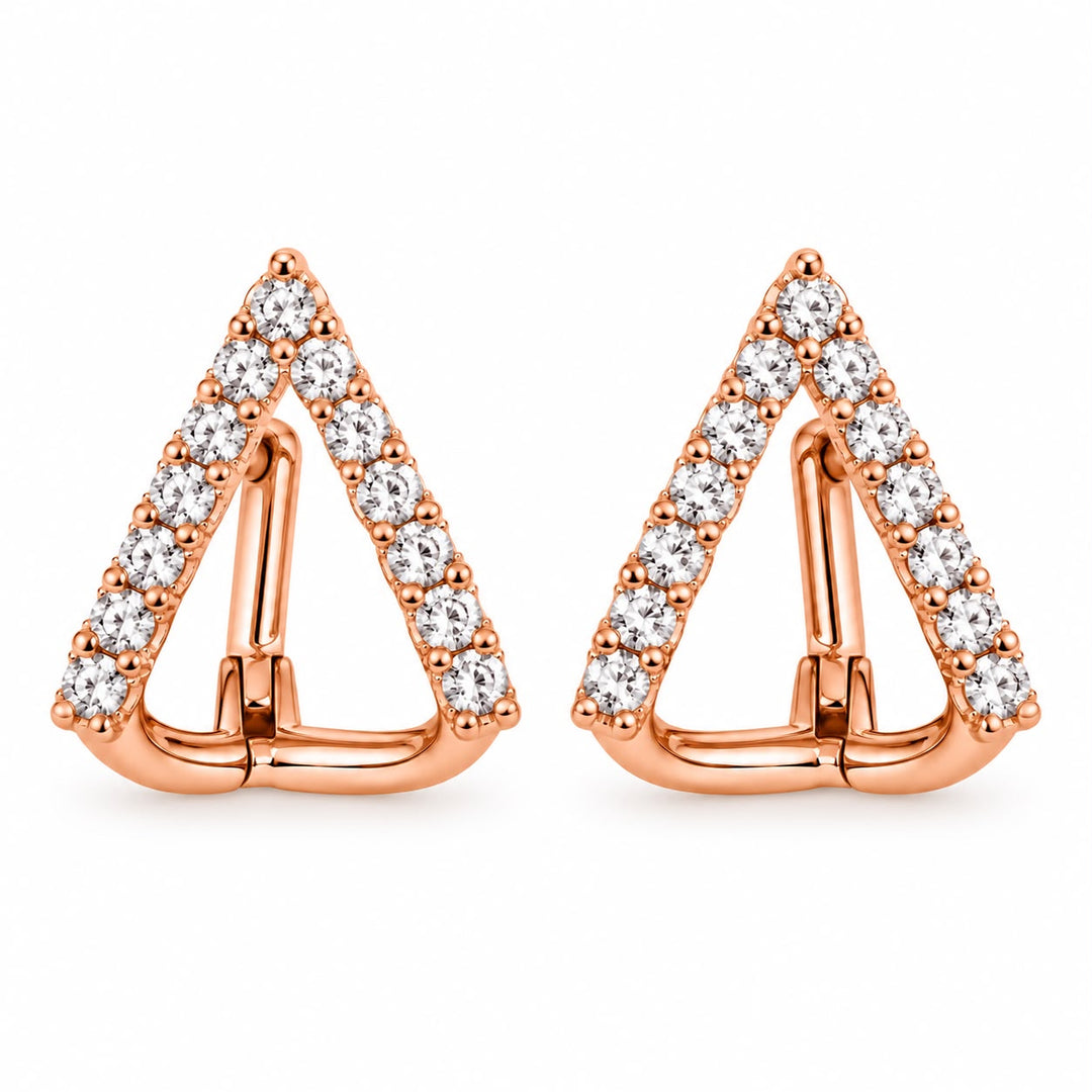 Caged Huggie Earrings