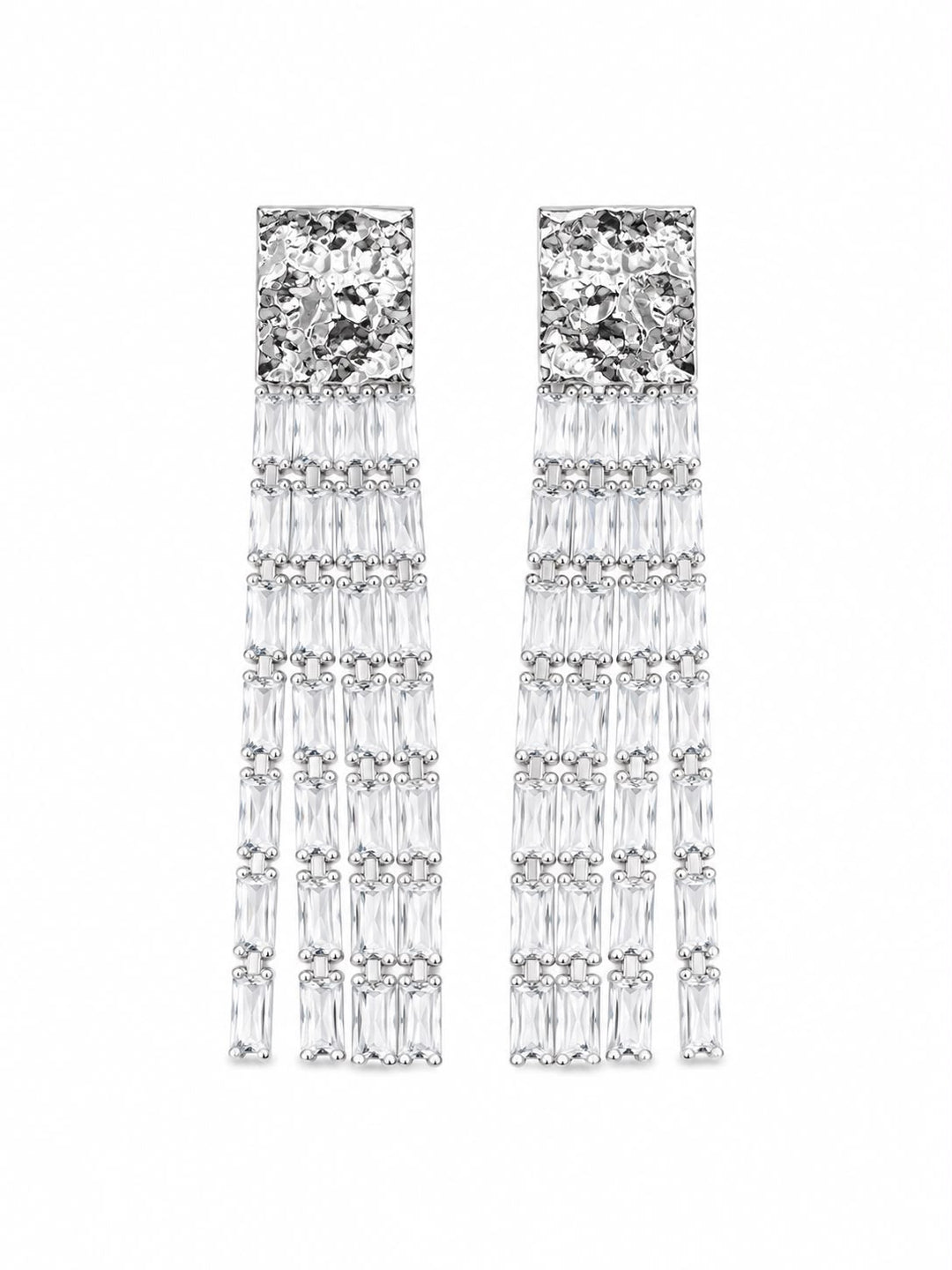 Embellished Crystal Drop Earrings