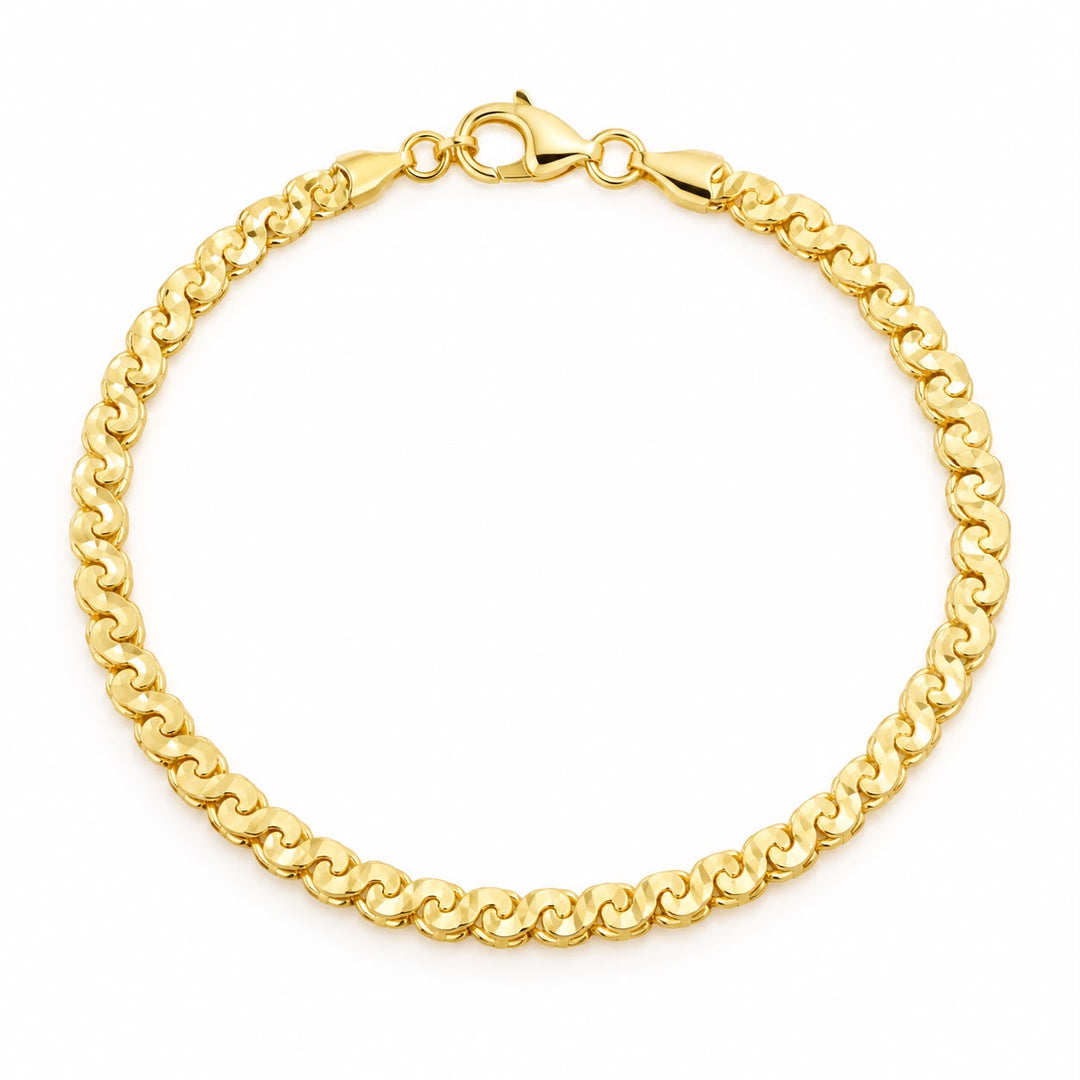 Flat Rope Chain Bracelet