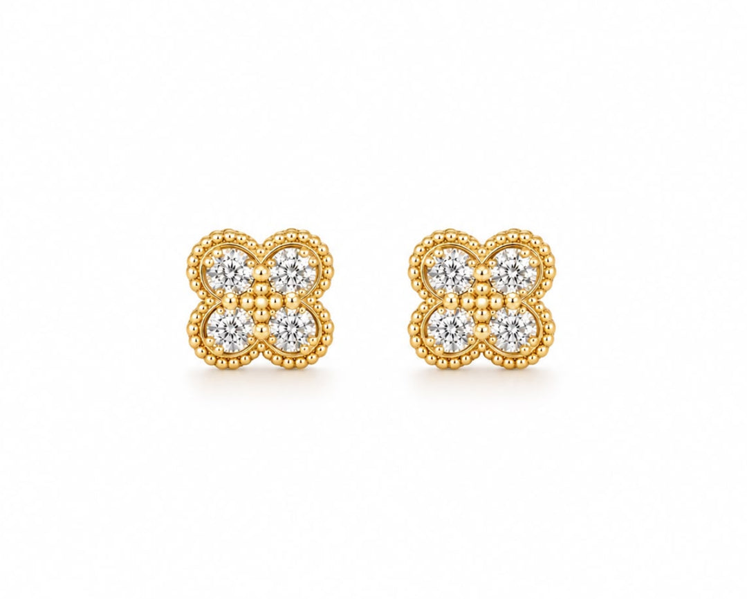 Four Leaf Studs (small)