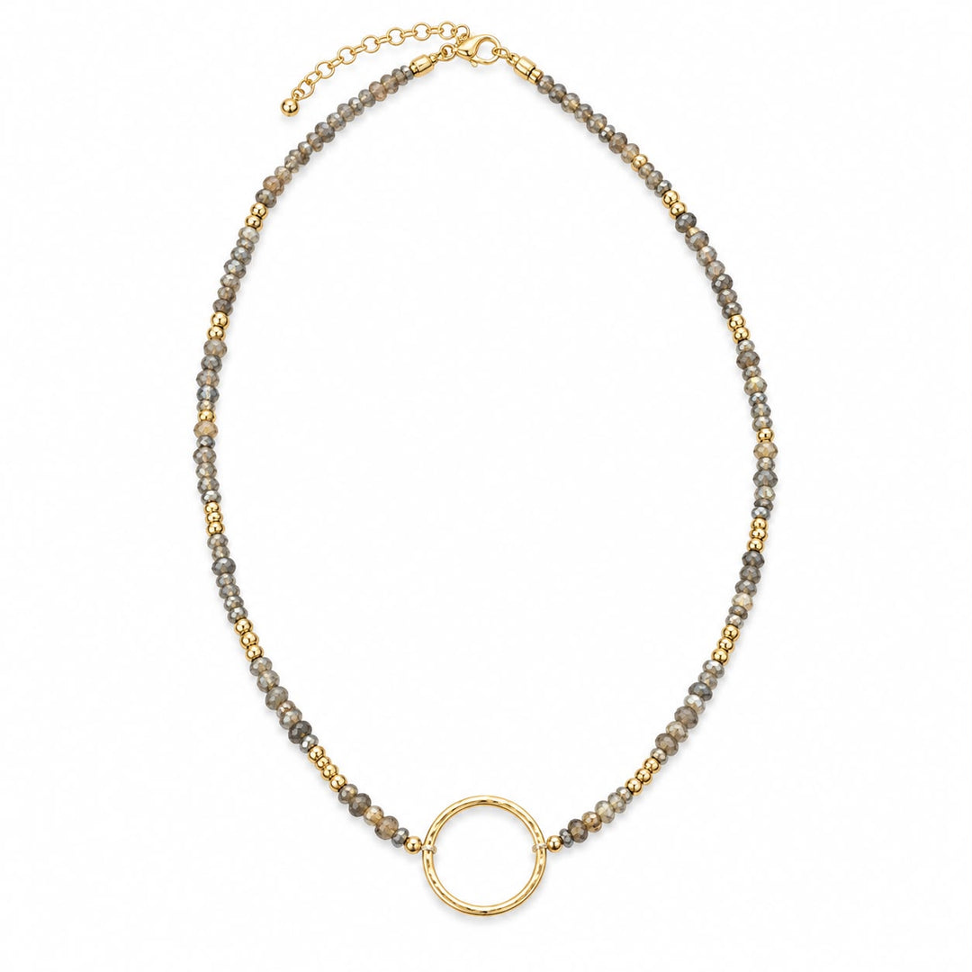 Grey Bead Necklace