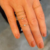 14K Gold Bezel Set Diamond Ring