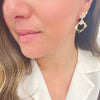 14k Diamond Eclipse Earrings