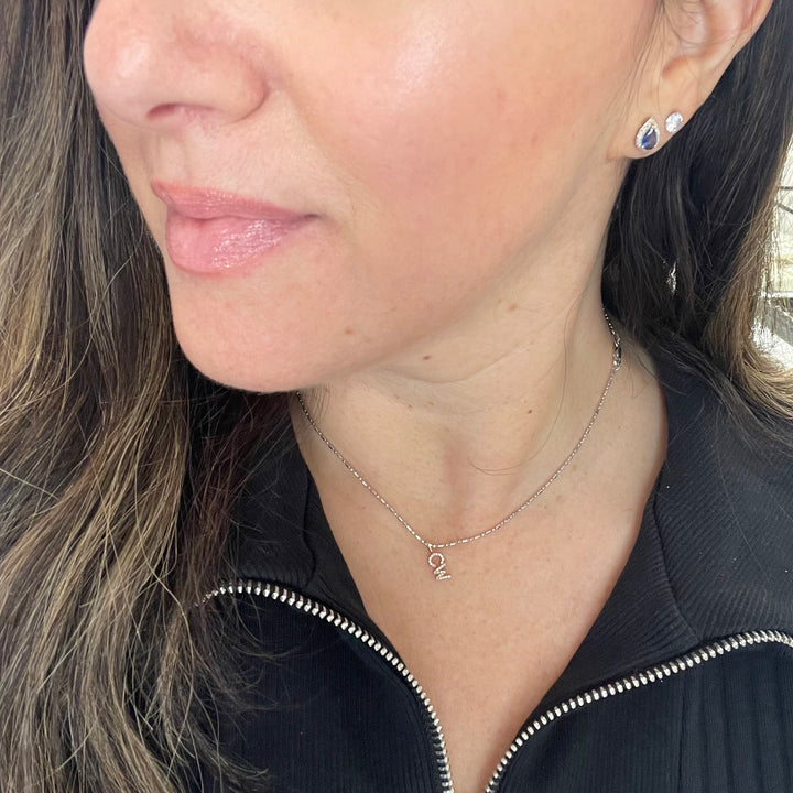 14K Sapphire Pear Shaped Earrings