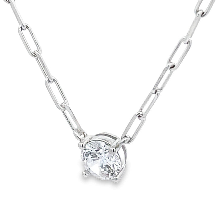 Mini Link Chain With Circle Pendant