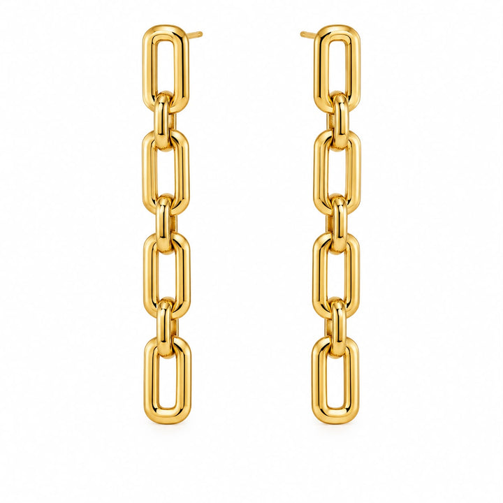 Oval Paper Clip Earrings