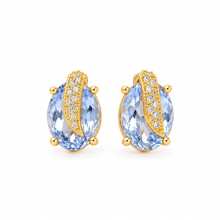 Oval Petal Studs