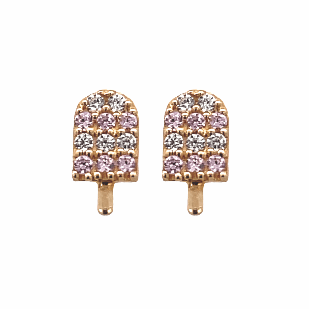 14K Ice Pop Mini Earrings (Single)