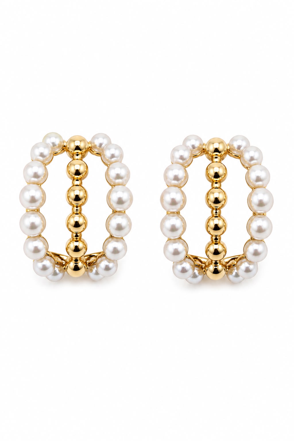 Pearl & Bead Hoop