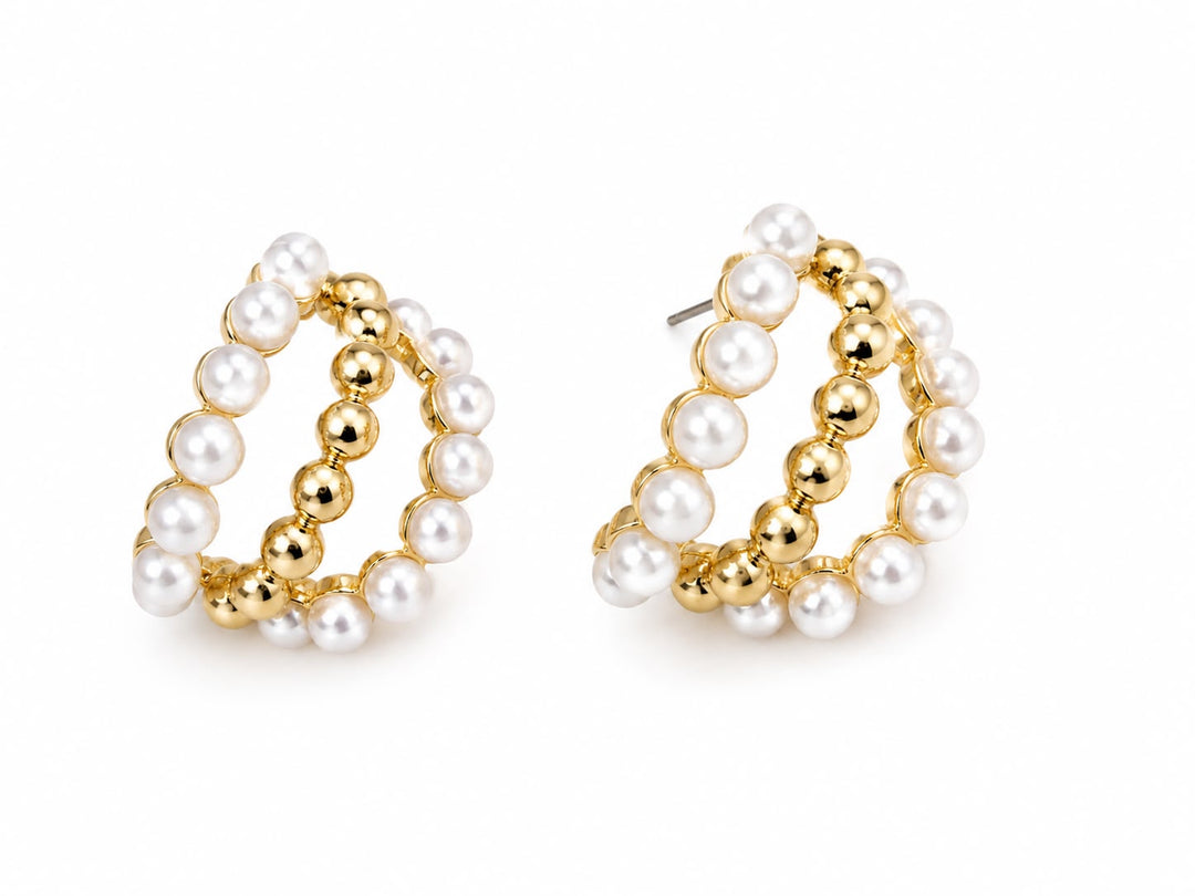 Pearl & Bead Hoop