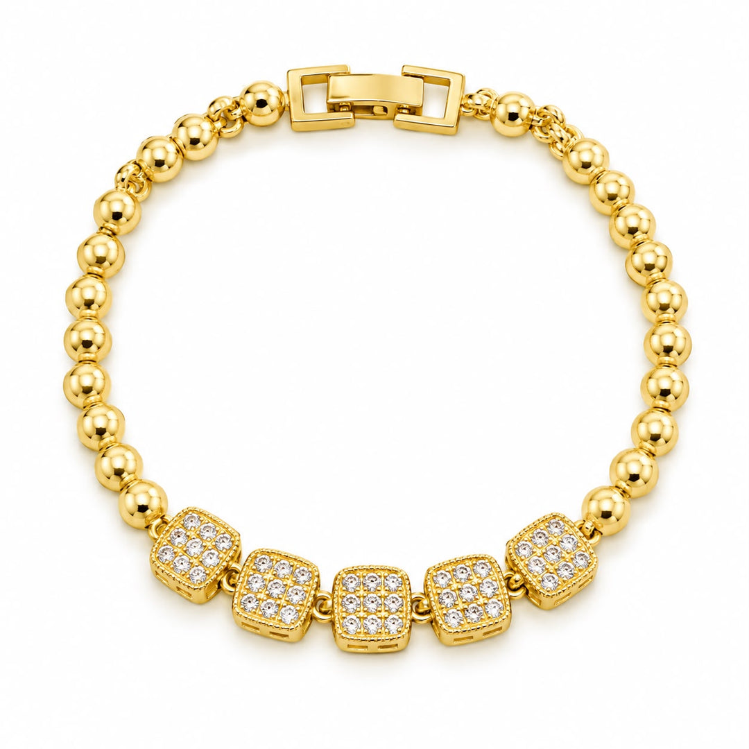 Puffed Squares Bracelet