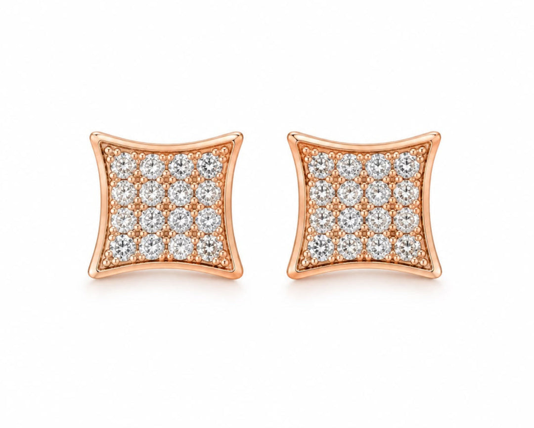 Square Iced Stud