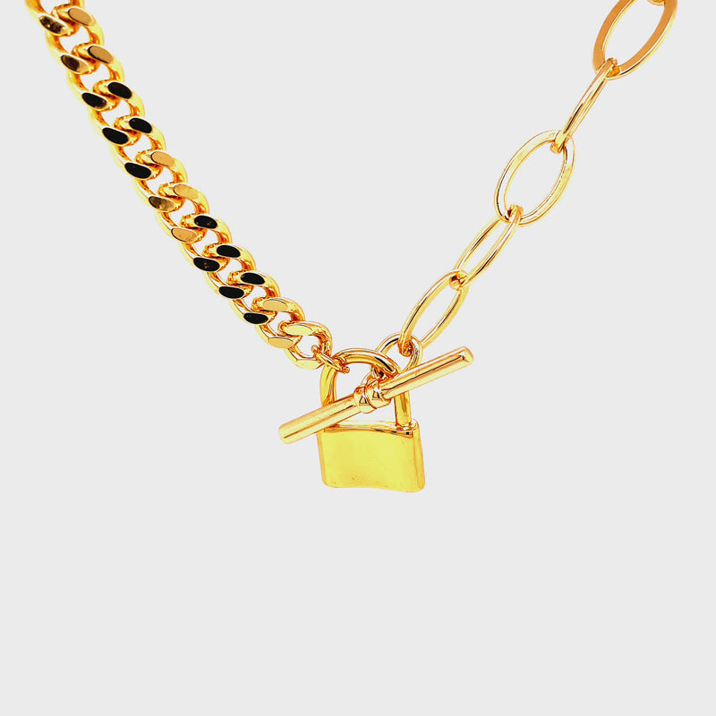 Y Shaped Lock Necklace – picntell